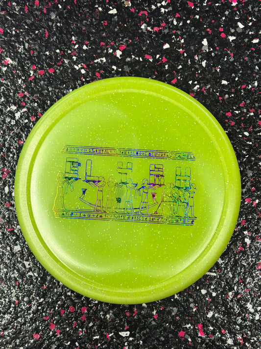 Infinite Discs Glyph | 1/5/0/1 | Rubber blend | Flake Glow C