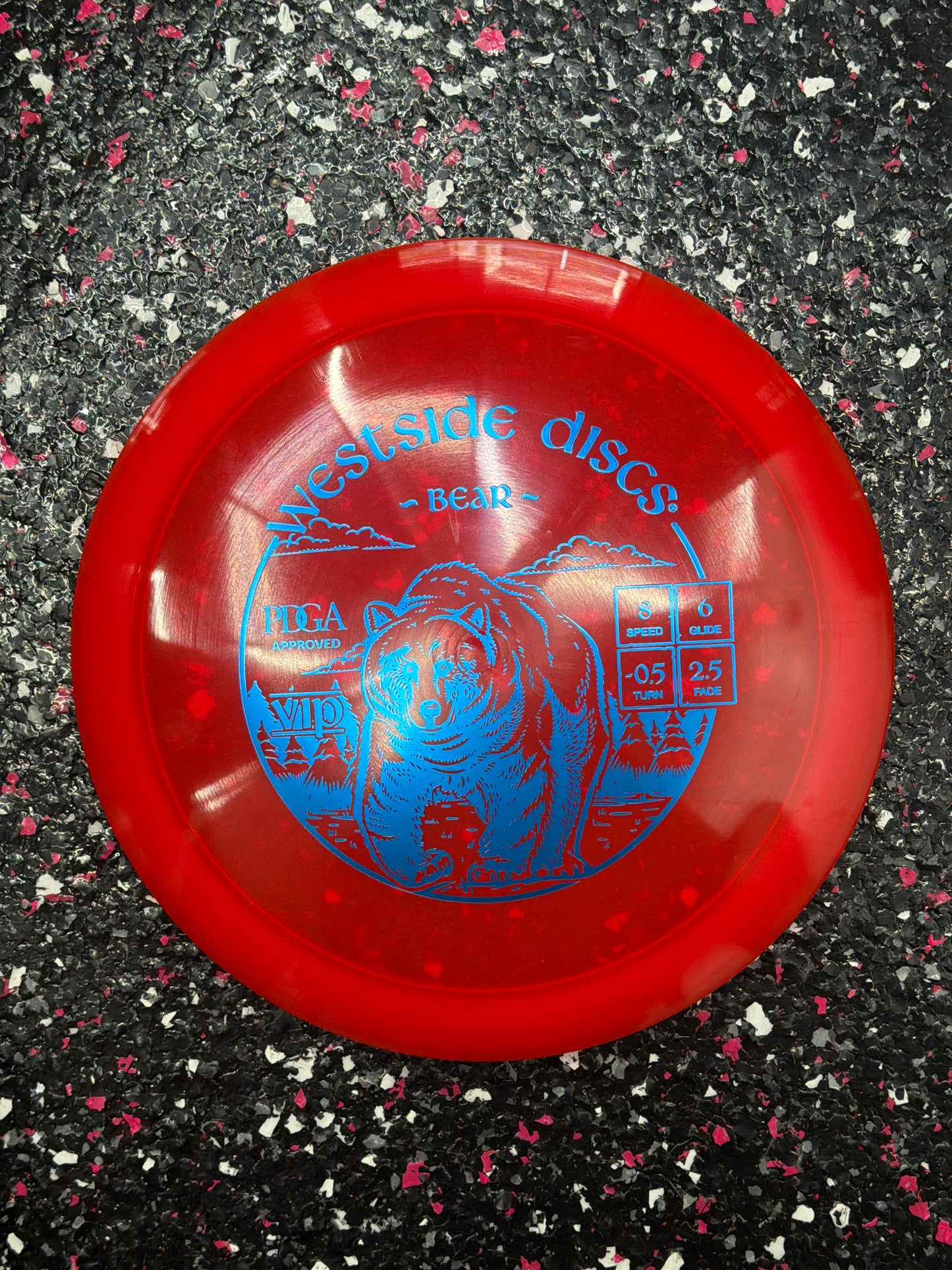 Westside Discs / Tournament / Bear / Turquoise / | 8/6/-0.5/2.5
