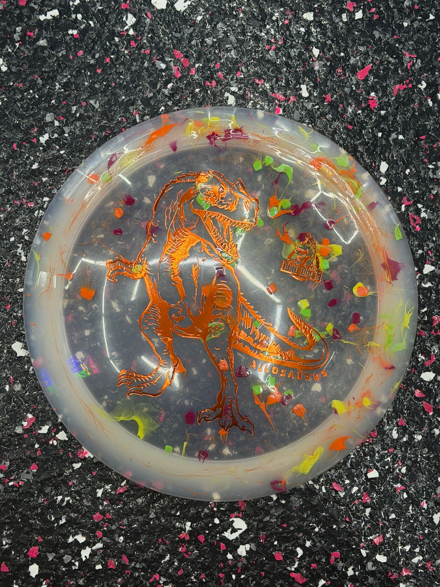Dino Discs Allosaurus / Multicolor / Egg Shell / <150 Egg Shell| 12/6/-3/1