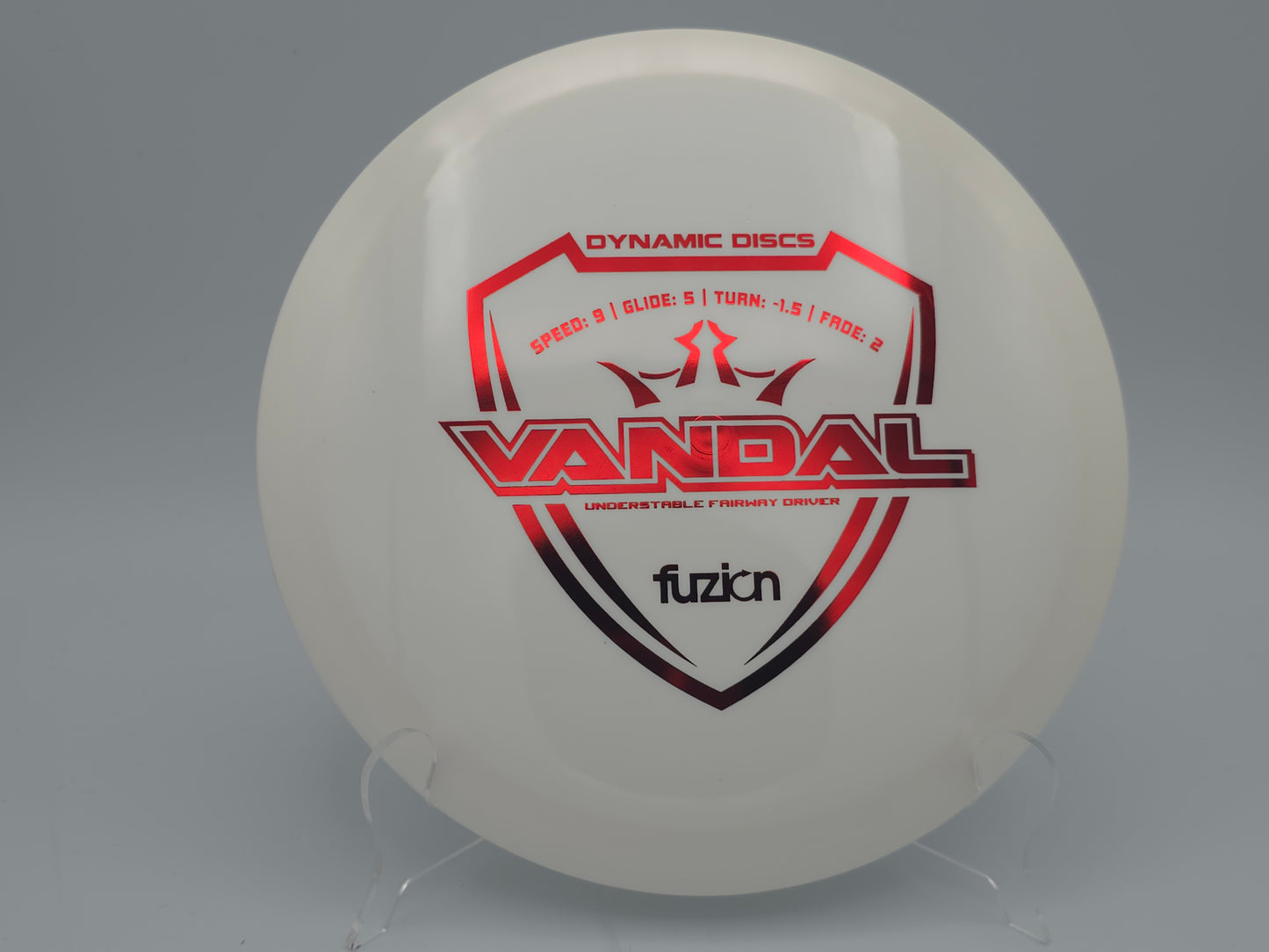 Dynamic Discs Vandal / White / Fuzion | 9/5/-1.5/2