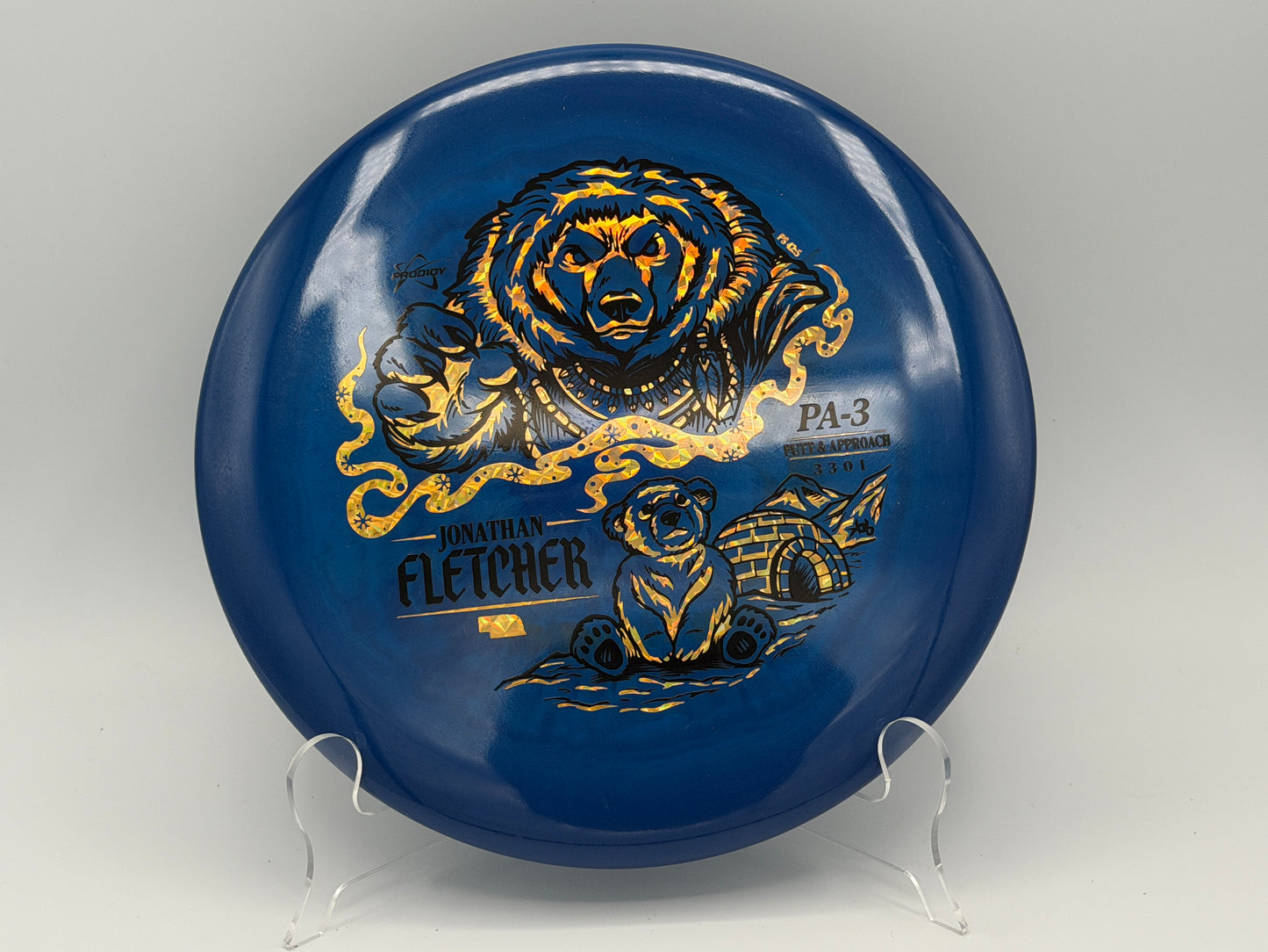 Prodigy |Jonathan Fletcher| PA-3 Putt & Approach| 500 Spectrum Plastic | 3/3/0/1
