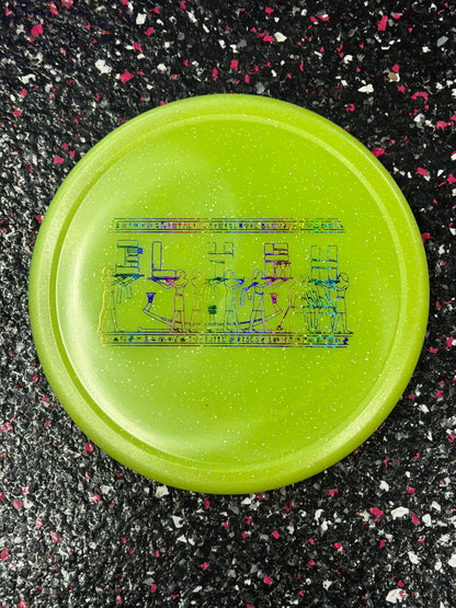 Infinite Discs Glyph | 1/5/0/1 | Rubber blend | Flake Glow C