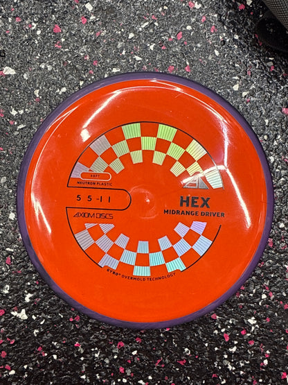 Axiom Discs Hex Neutron | 5/5/-1/1