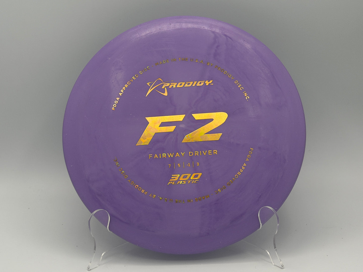 Prodigy |F2 Fairway Driver| 300 Plastic | 7/5/-1/3