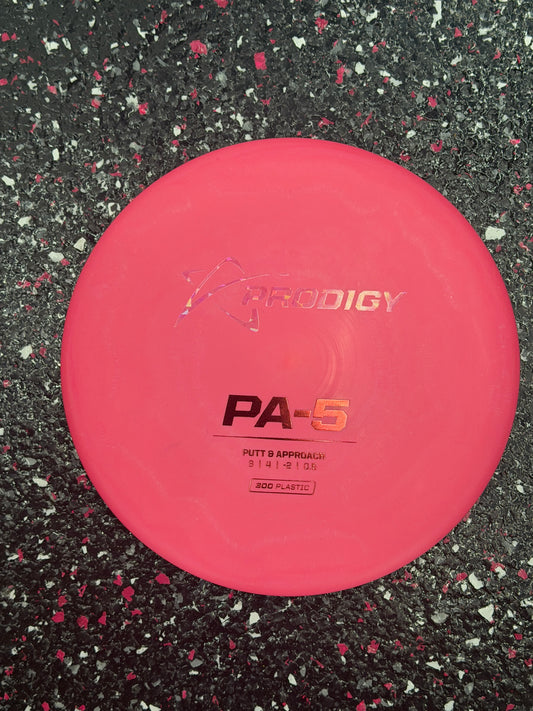 Prodigy | PA-5| 300 Plastic | Putter | 3/4/-2/0