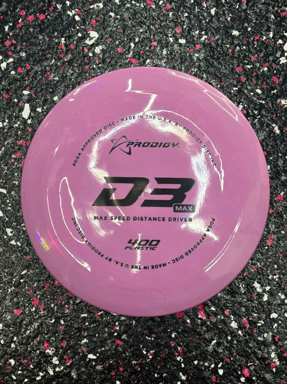 Prodigy D3 Max - 400 Plastic - Blue (173-174g) - 12/6/-2/2
