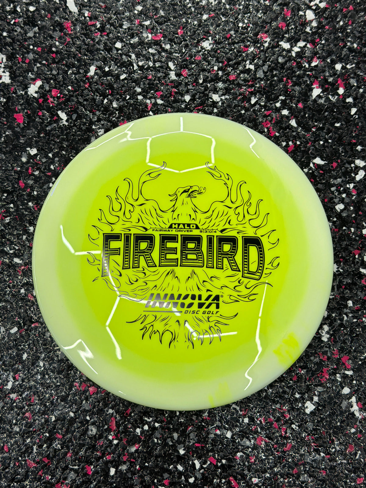Innova | Firebird| 9/3/0/4 | Halo-Star | Proto glow Tour Series Fairway Driver|