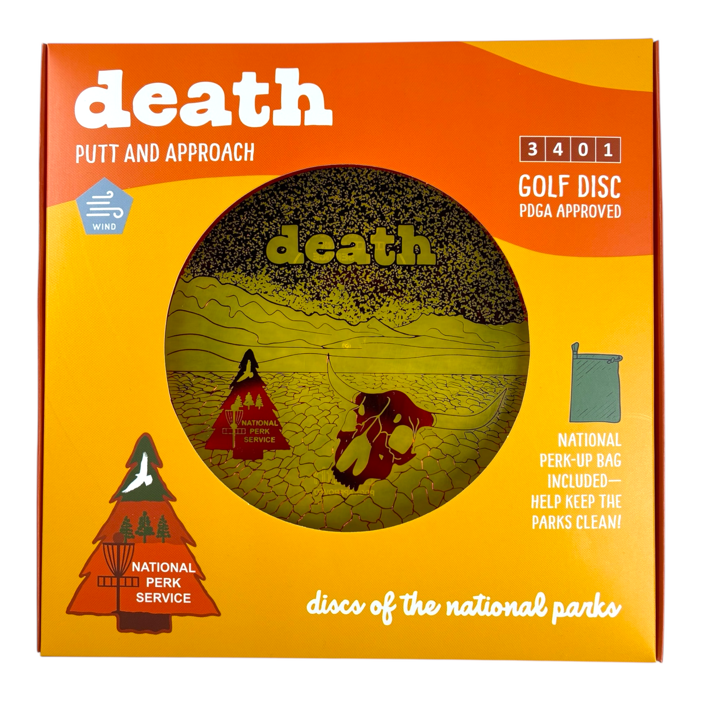 National Perk Service Death | Wind | Canary/Blood Red 177g (First Run)