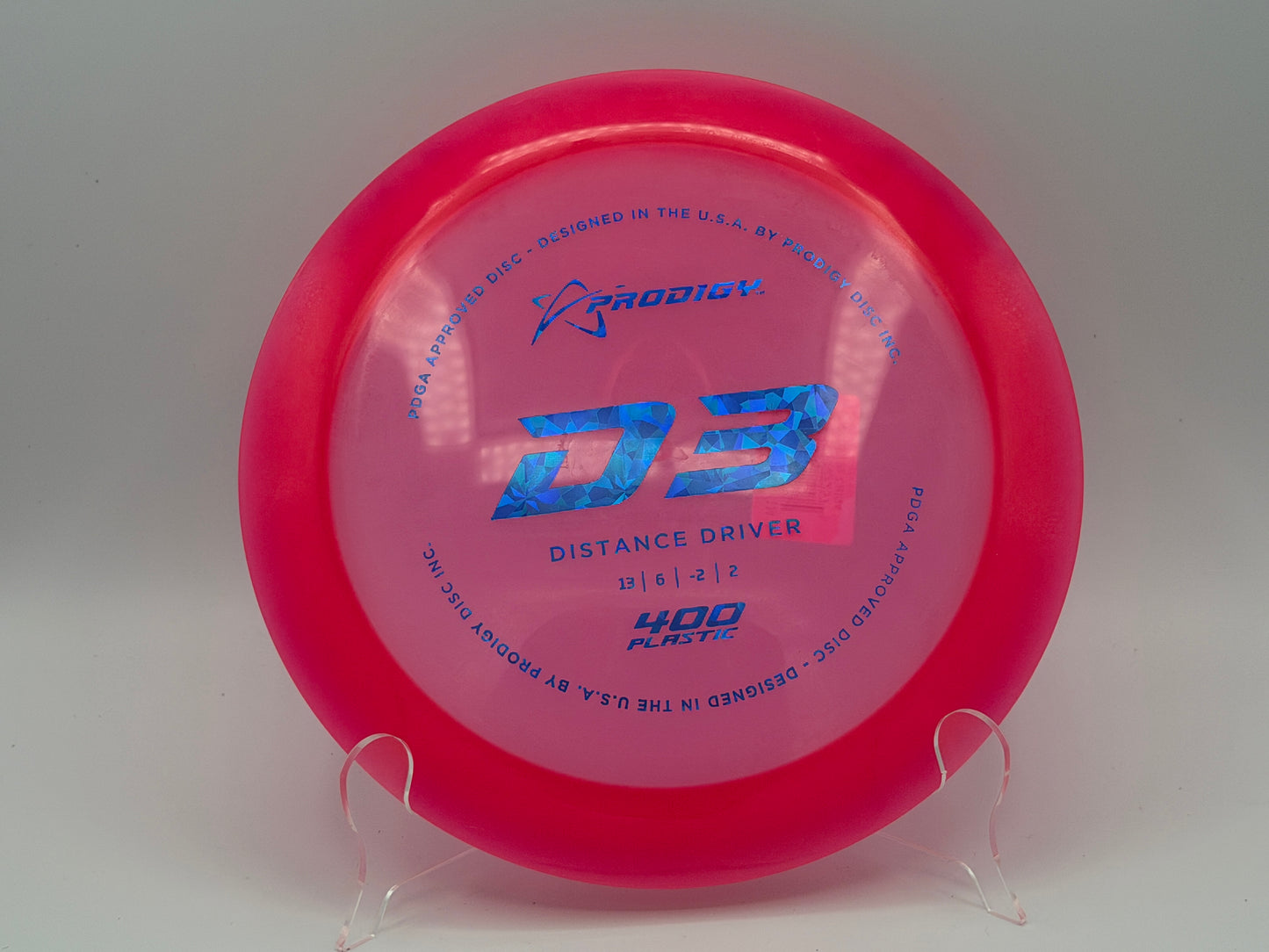 Prodigy |D3 Distance Driver| 400 Plastic | 12/5/-1/3