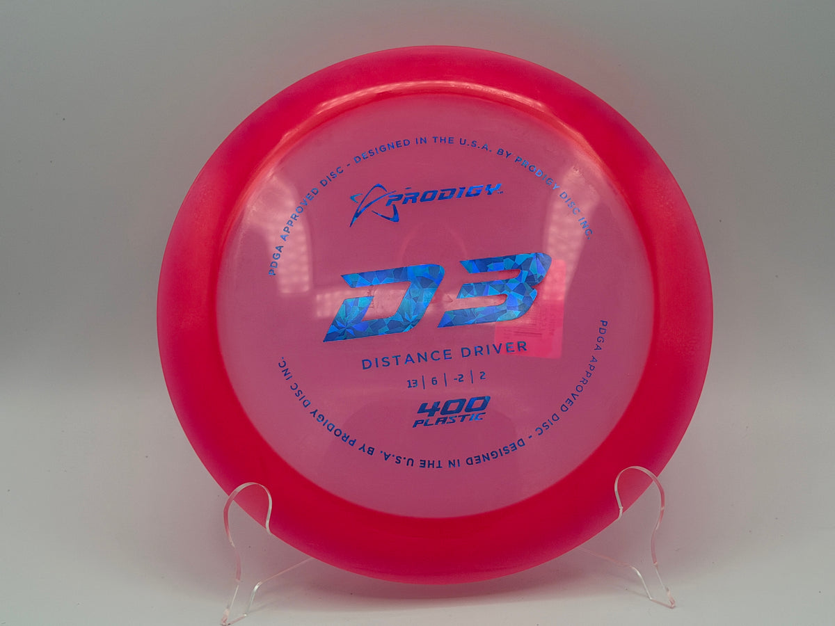 Prodigy |D3 Distance Driver| 400 Plastic | 12/5/-1/3