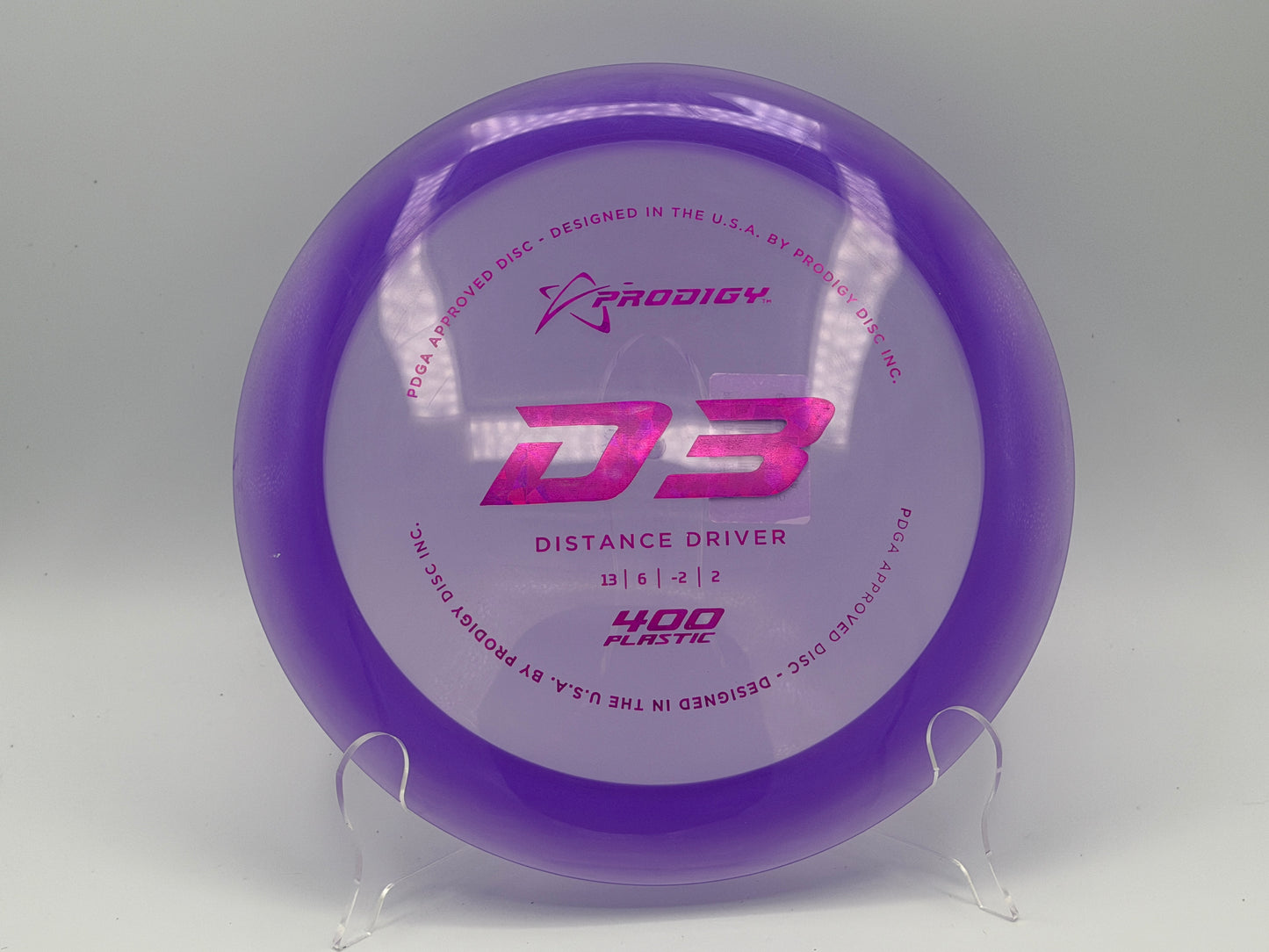 Prodigy |D3 Distance Driver| 400 Plastic | 12/5/-1/3