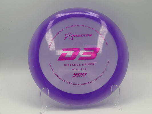 Prodigy |D3 Distance Driver| 400 Plastic | 12/5/-1/3