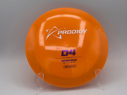 Prodigy |D4 Distance Driver | 400 Plastic | 12/5/-2/2