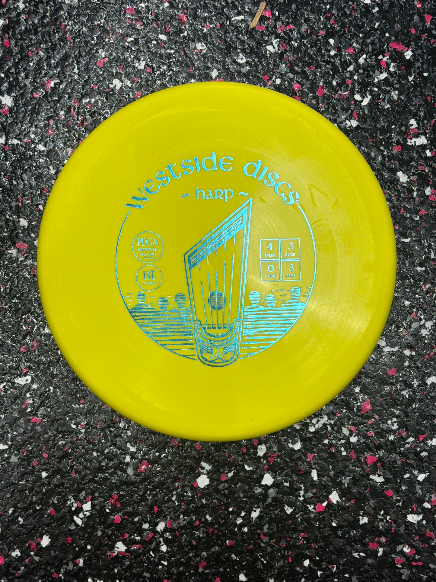 Westside Discs / BT Medium Harp / Yellow / | 4/3/0/3