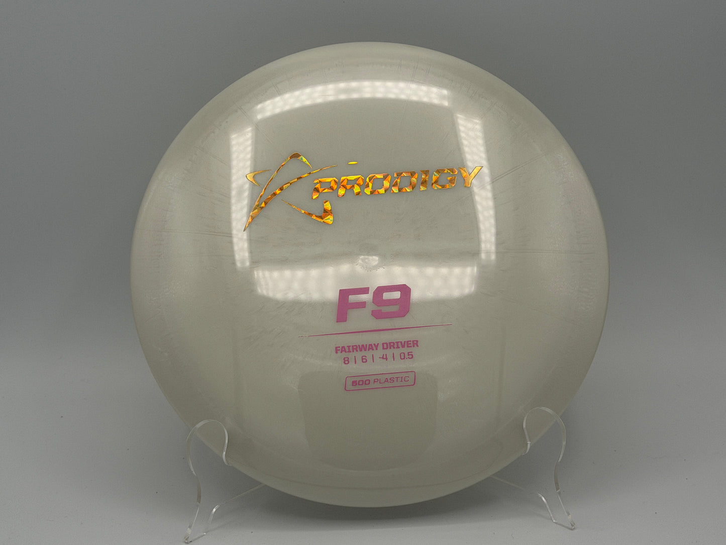 Prodigy| F9 Fairway Driver| 500 Plastic | 8/6/-4/0.5