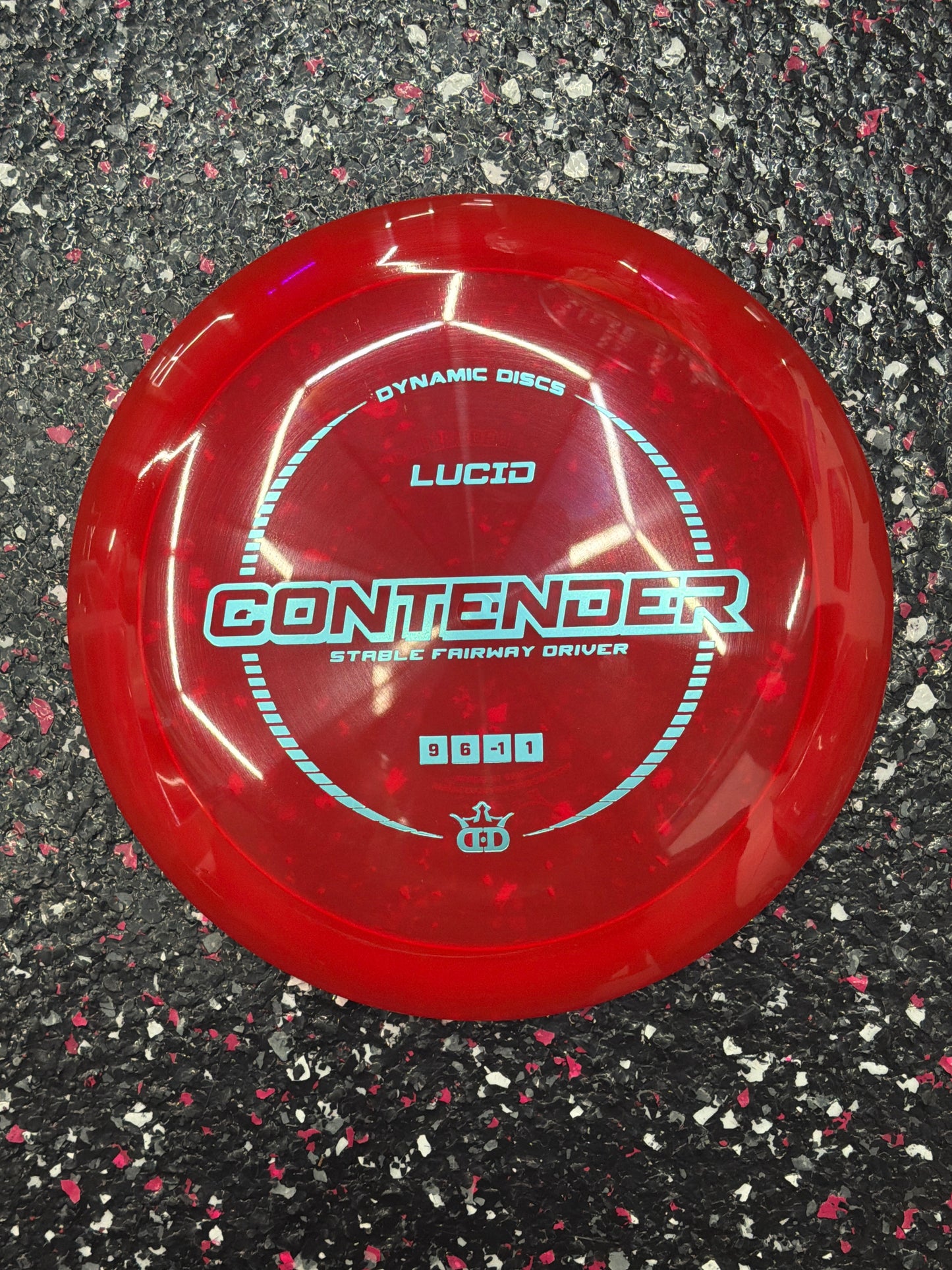 9/6/-1/1 Dynamic Discs Contender - Lucid Plastic