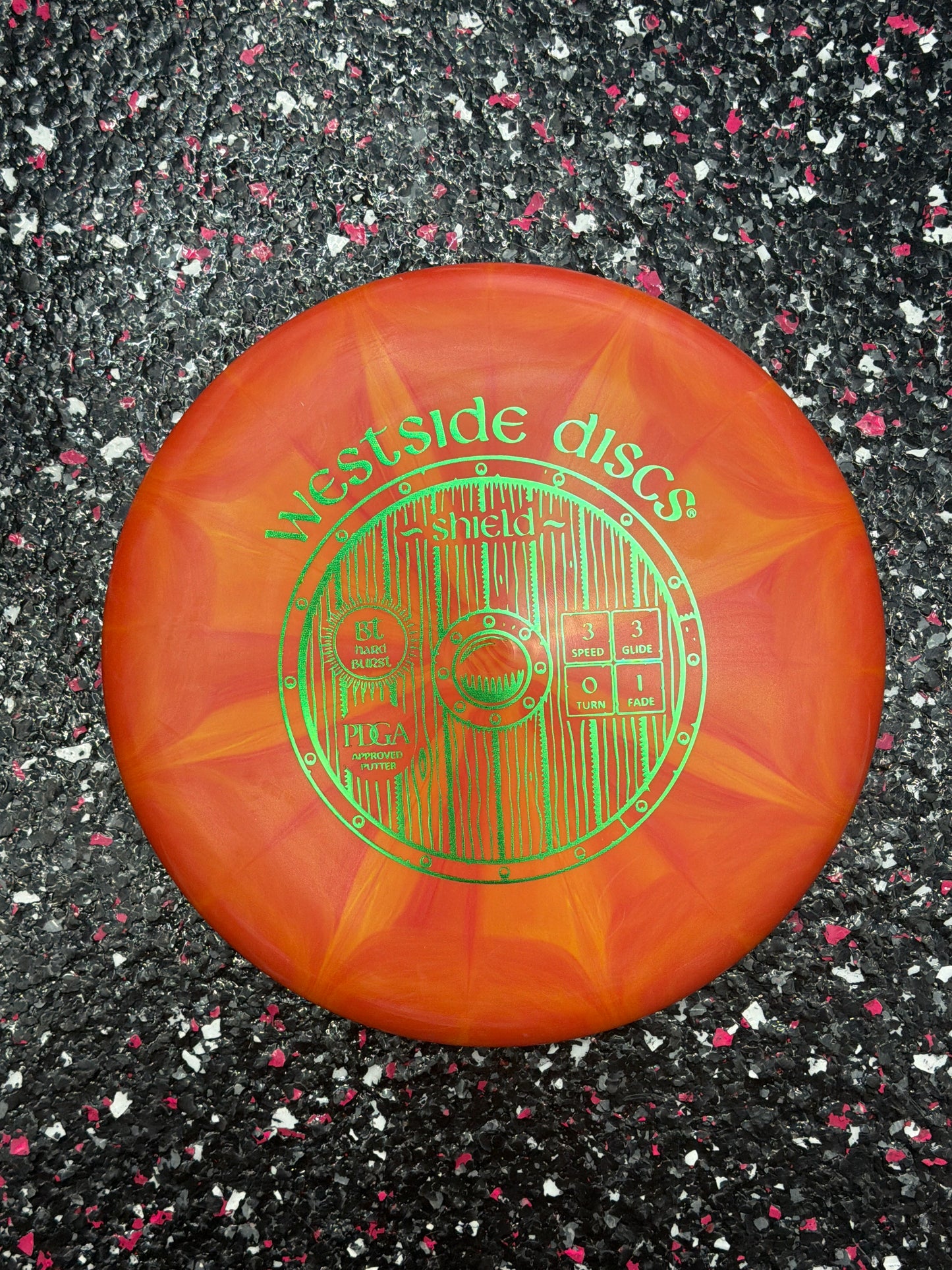Westside Discs / BT Hard Burst Shield / Red/Yellow / | 3/3/0/1