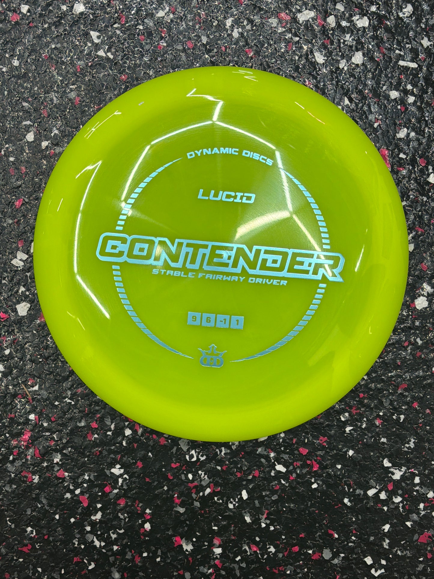 9/6/-1/1 Dynamic Discs Contender - Lucid Plastic