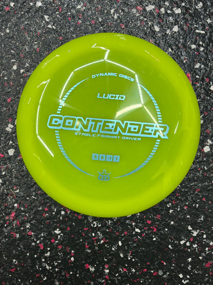 9/6/-1/1 Dynamic Discs Contender - Lucid Plastic