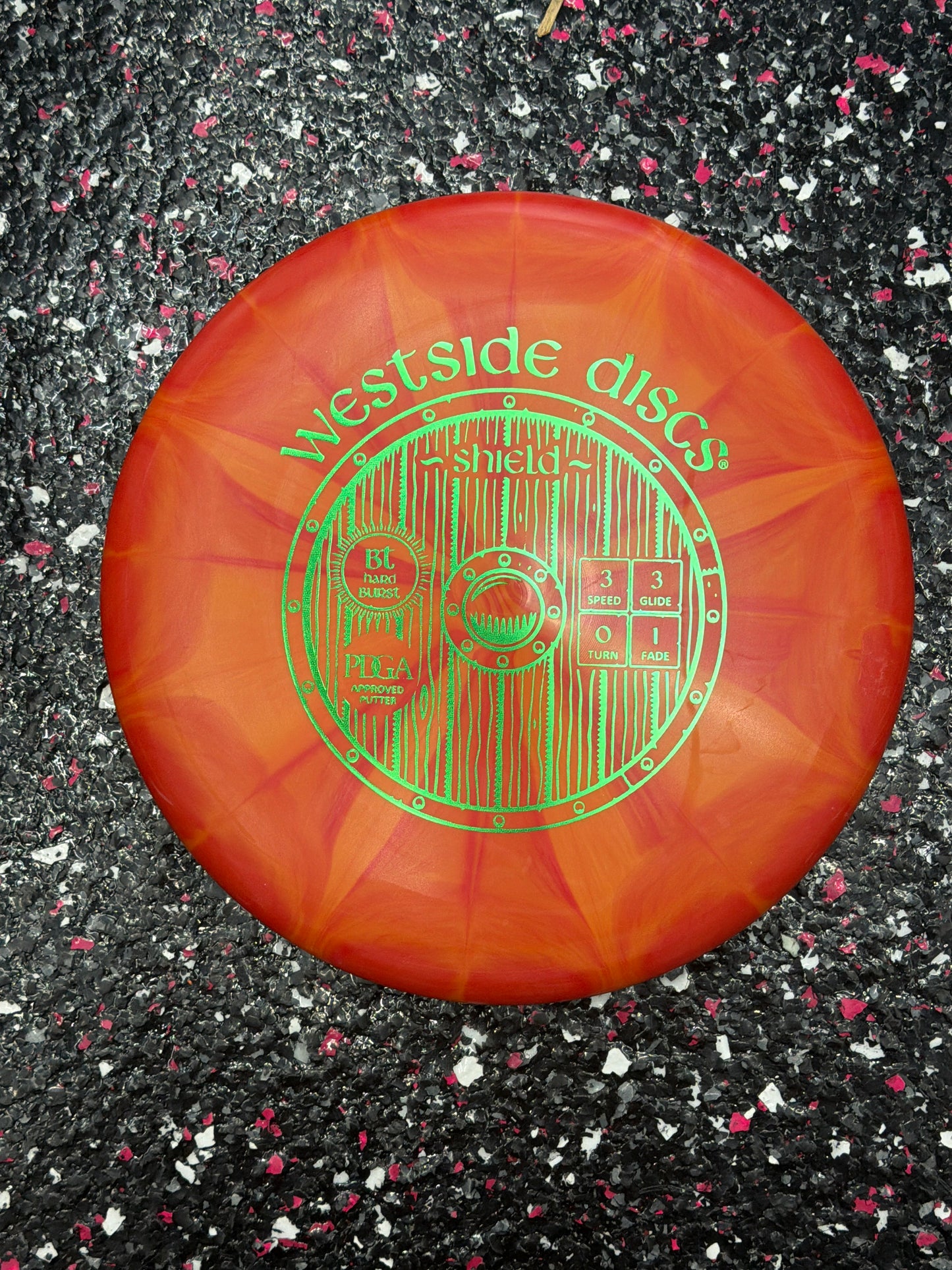 Westside Discs / BT Hard Burst Shield / Red/Yellow / | 3/3/0/1