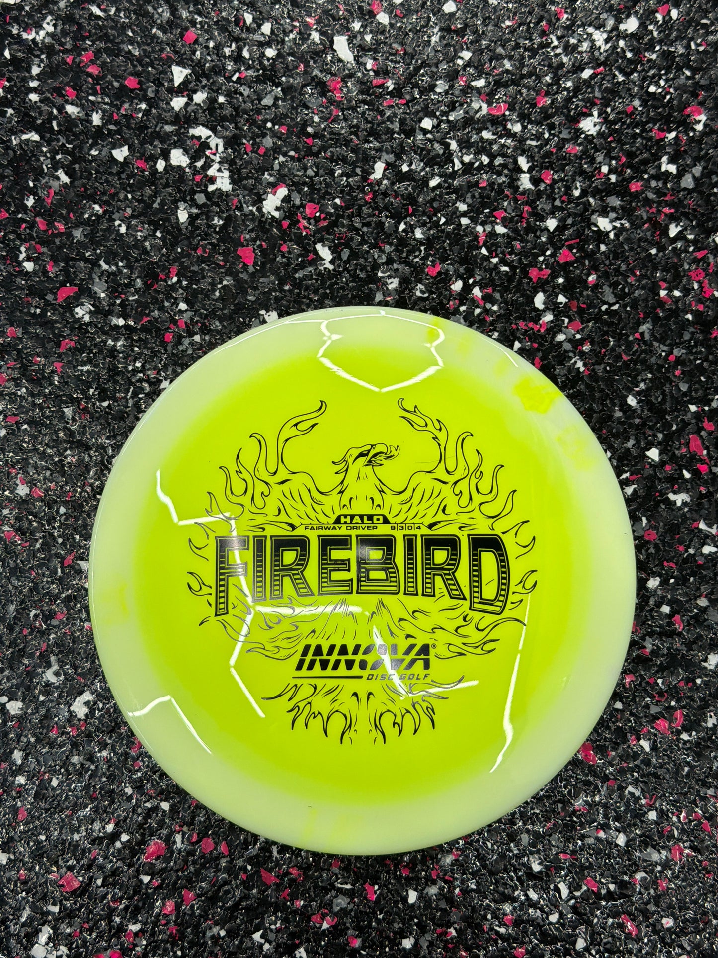 Innova | Firebird| 9/3/0/4 | Halo-Star | Proto glow Tour Series Fairway Driver|