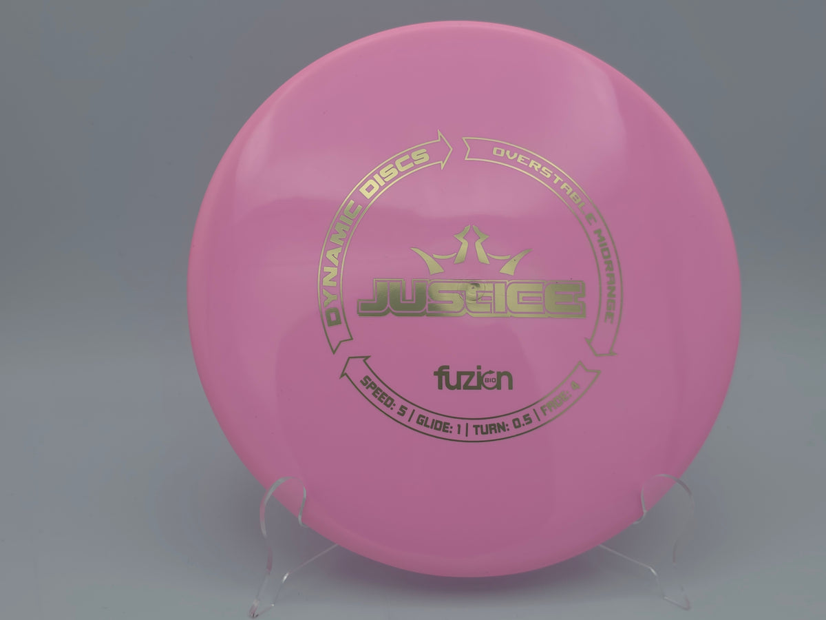 Dynamic Discs BioFuzion Justice / Pink / Bio-Fuzion 5/1/0.5/4