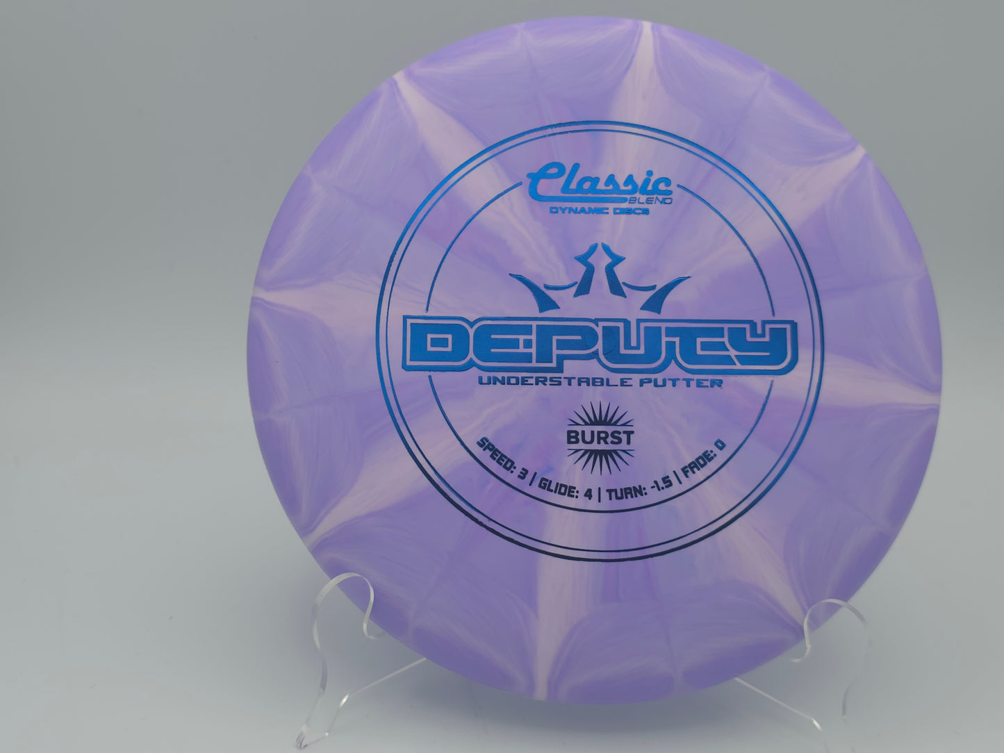 Dynamic Discs Burst Deputy / Classic Blend | 3/4/-1.5/0