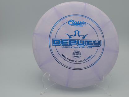 Dynamic Discs Burst Deputy / Classic Blend | 3/4/-1.5/0