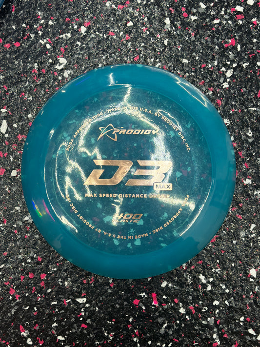 Prodigy D3 Max - 400 Plastic - Blue (173-174g) - 12/6/-2/2