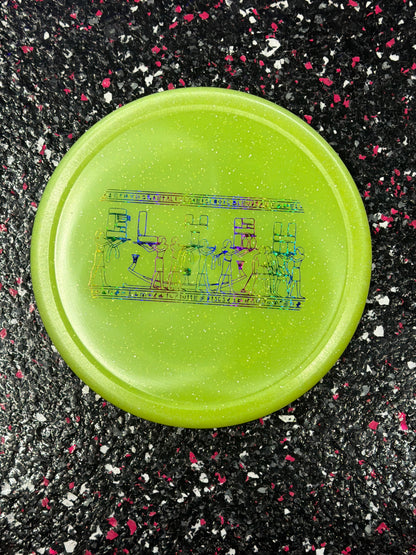 Infinite Discs Glyph | 1/5/0/1 | Rubber blend | Flake Glow C