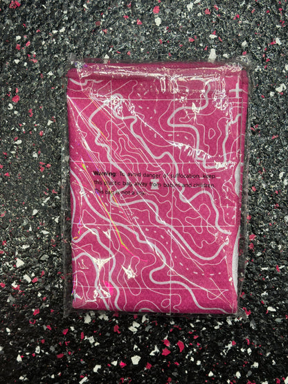 Waffle Pattern Bag Towel with Carabiner