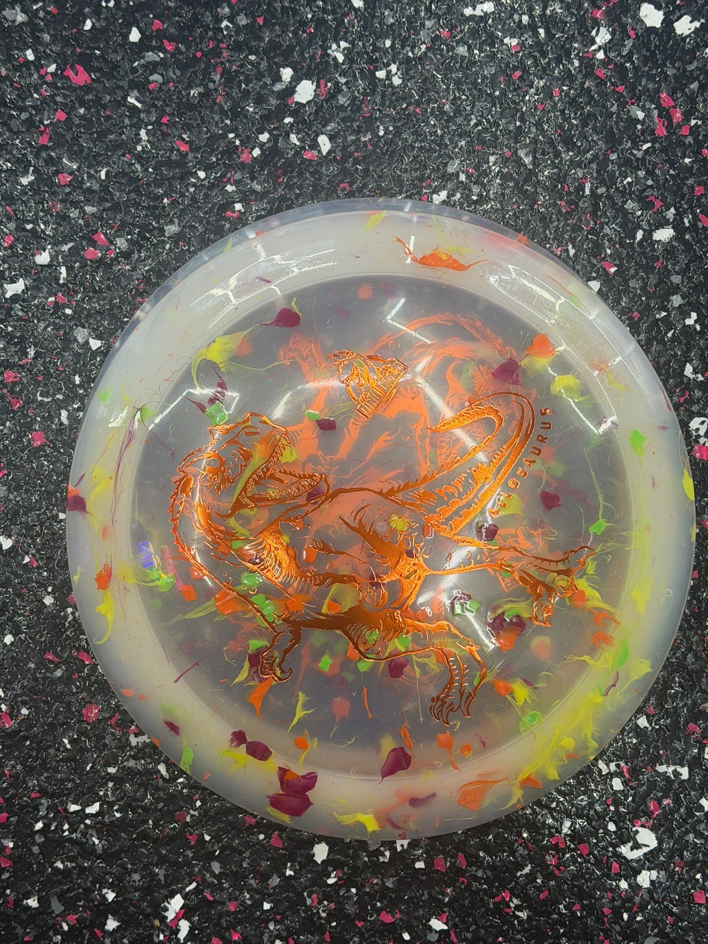 Dino Discs Allosaurus / Multicolor / Egg Shell / <150 Egg Shell| 12/6/-3/1