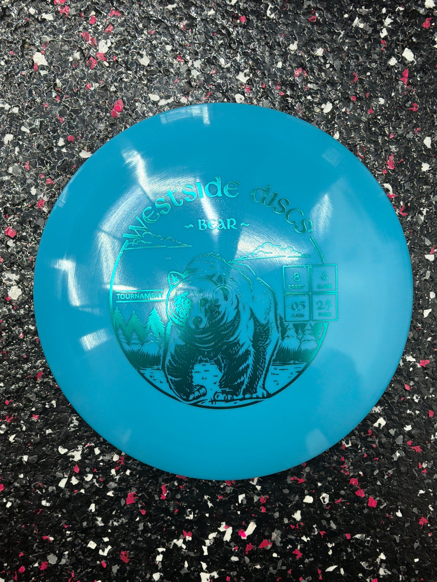 Westside Discs / Tournament / Bear / Turquoise / | 8/6/-0.5/2.5