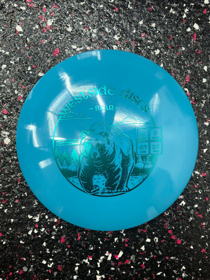 Westside Discs / Tournament / Bear / Turquoise / | 8/6/-0.5/2.5
