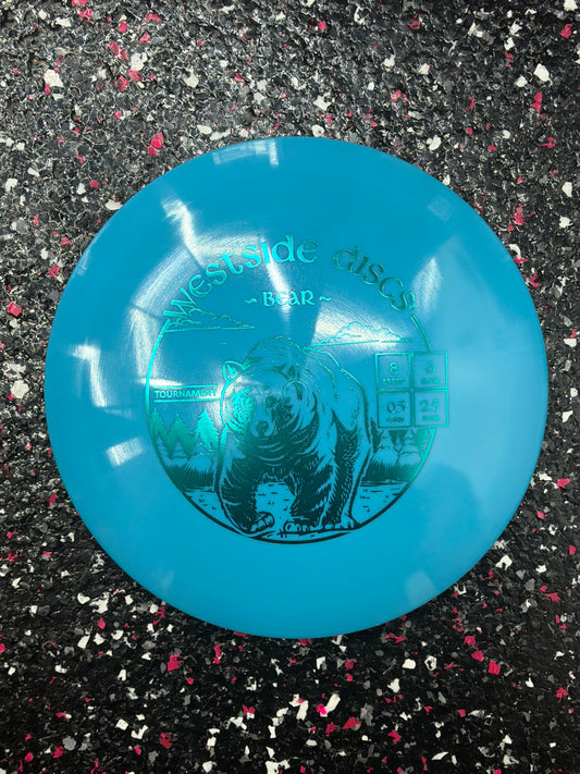 Westside Discs / Tournament / Bear / Turquoise / | 8/6/-0.5/2.5