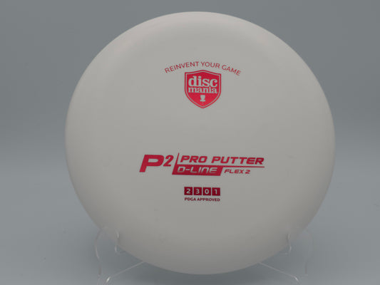 Discmania / Flex 2 D-Line P2 / White / | 2/3/0/1