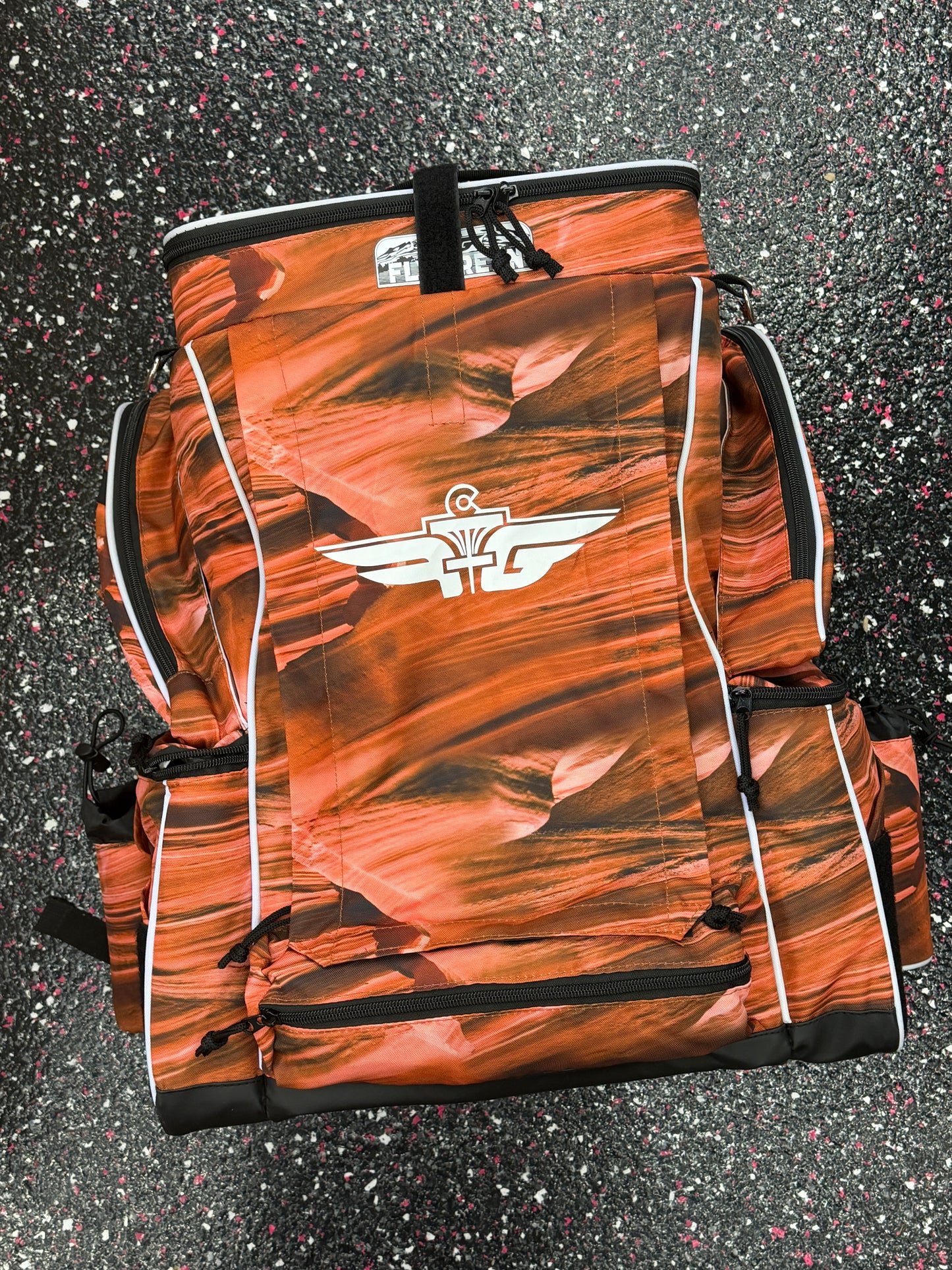 Fly Green Red Rocks Backpack Bag