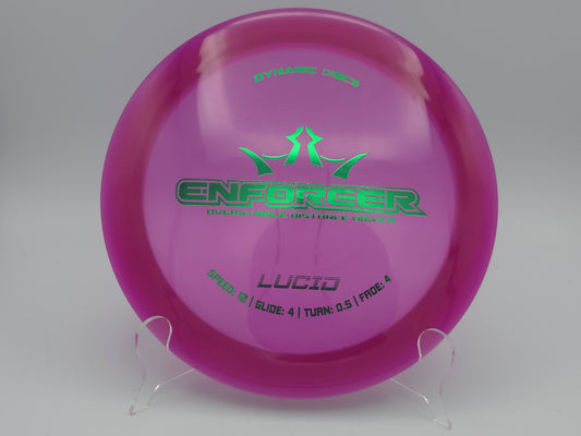 Dynamic Discs Enforcer / Purple / Lucid | 12/4/0.5/4