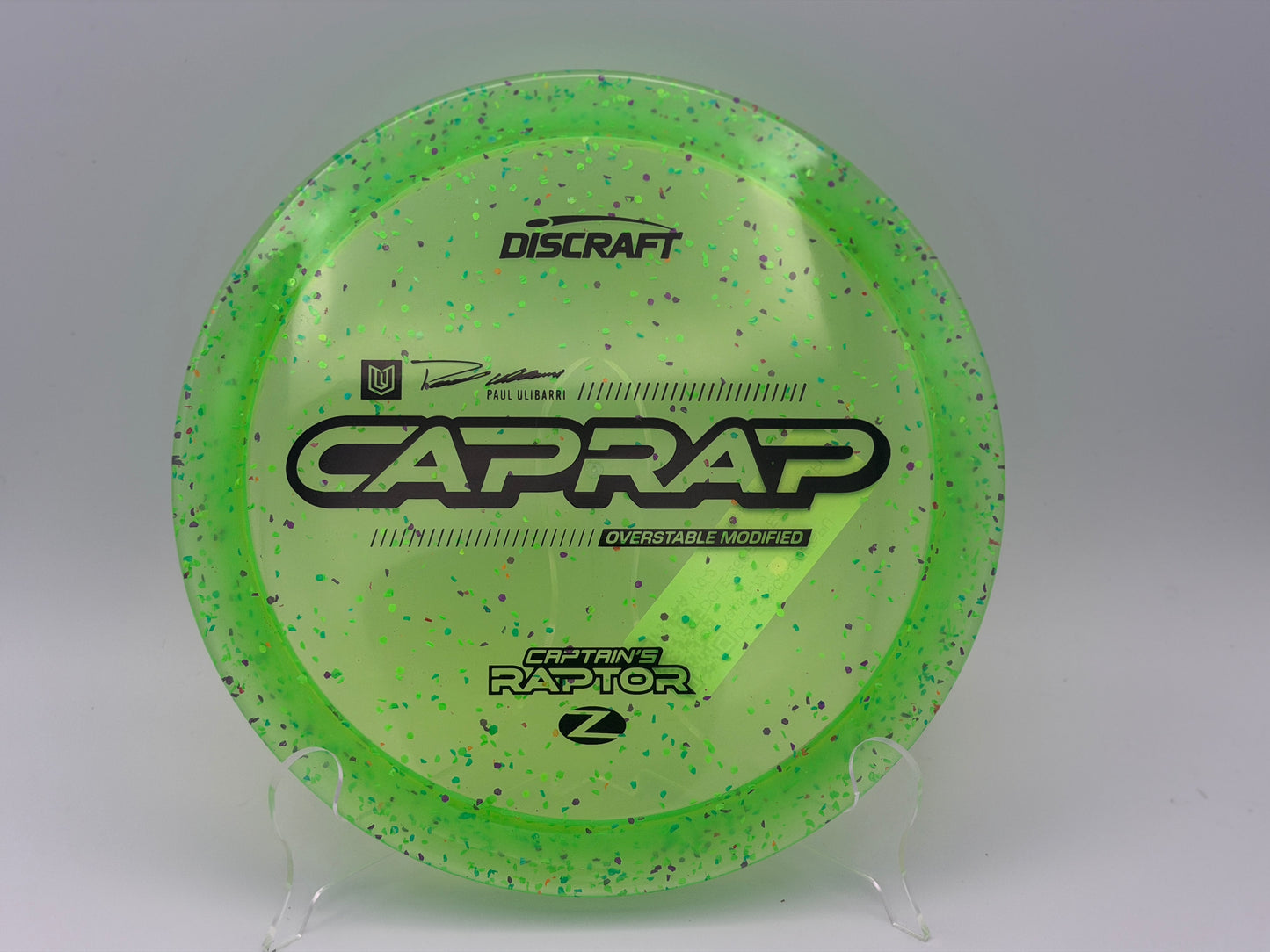 Discraft Limited Edition 2026 Ulibarri Confetti Captain's Raptor |Elite ZConfetti | 9/3/1/4