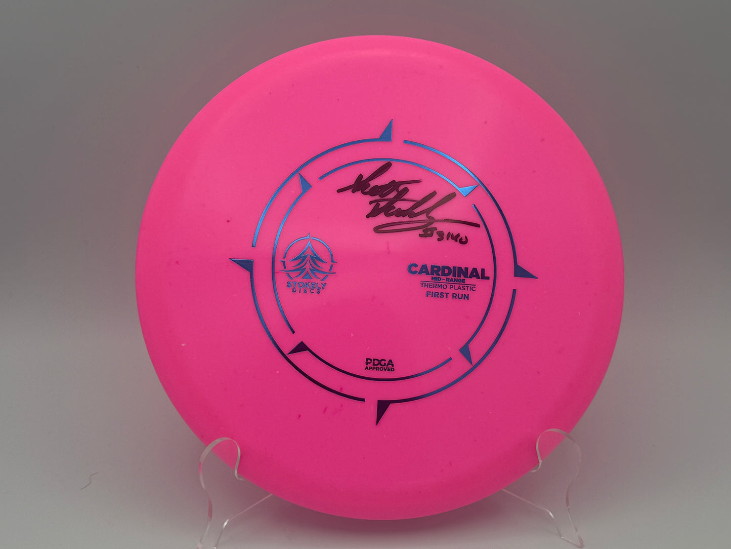 Stokely Discs Cardinal - Thermo Signed First Run | 5/4/0/2