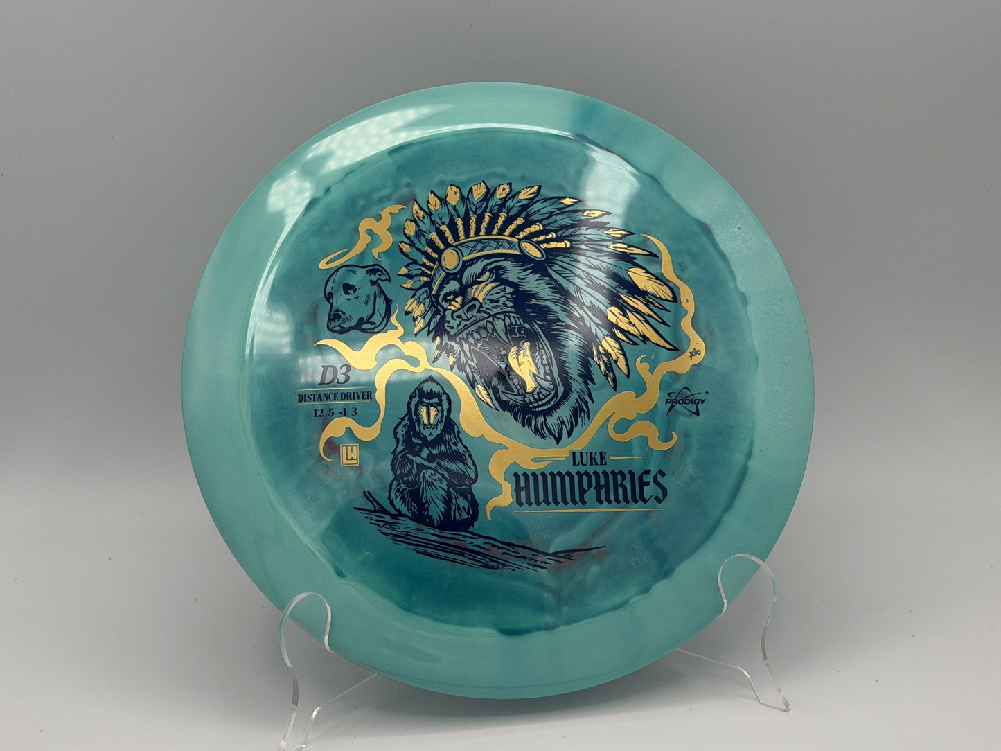 Prodigy |Luke Humphries| D3 Distance Driver| 500 Spectrum Plastic | 12/5/-1/3