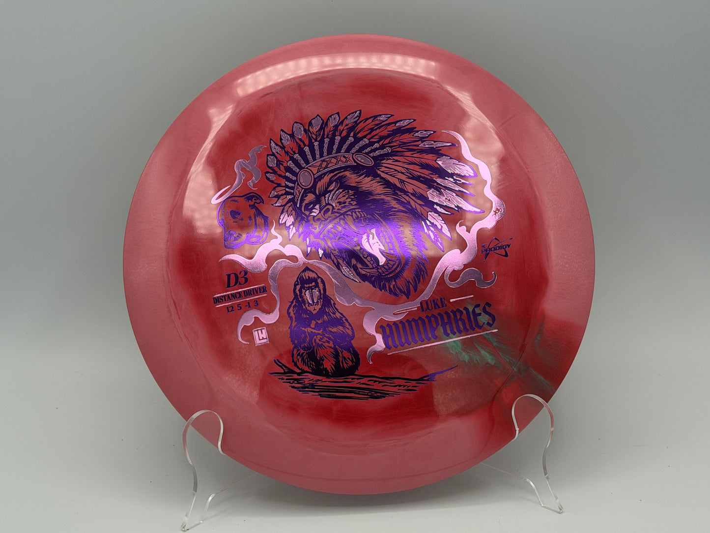 Prodigy |Luke Humphries| D3 Distance Driver| 500 Spectrum Plastic | 12/5/-1/3